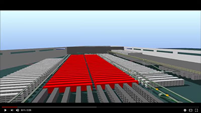 System Layout, Simulation and 3-D Modeling Sample